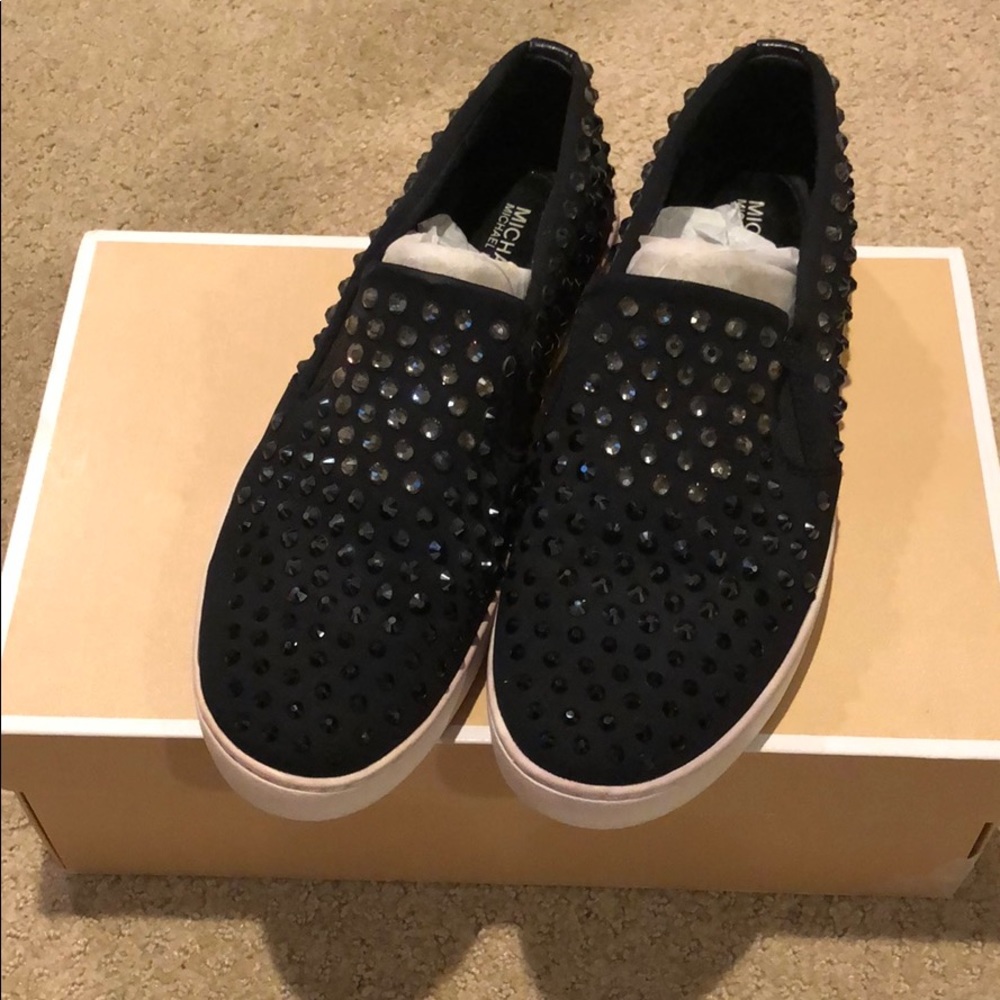 Michael Kors Keaton Slip-On Sneaker Black size8